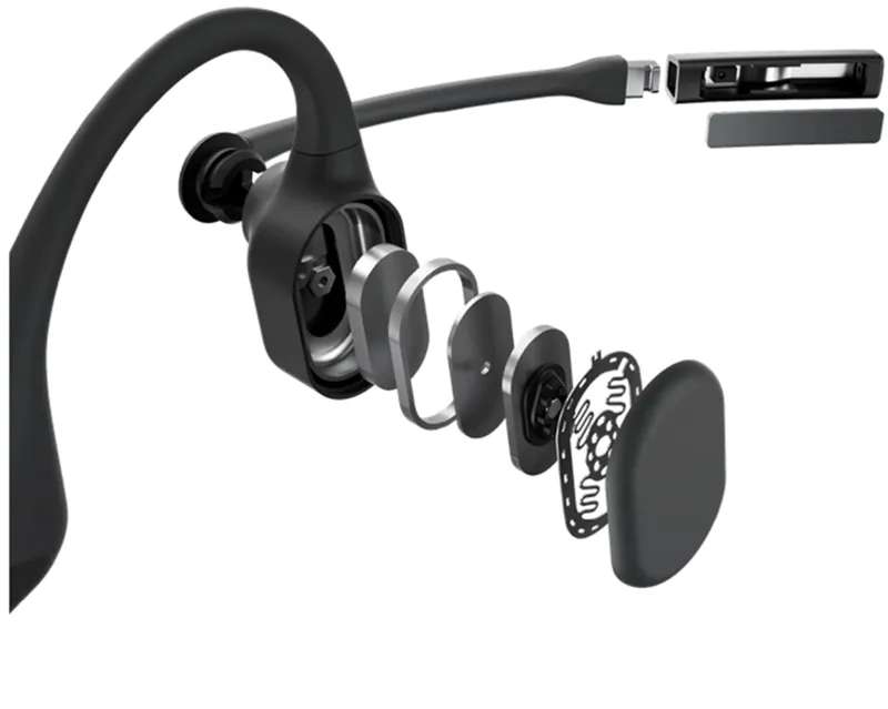 Shokz OpenComm Bone Conduction Stereo Bluetooth Headset Black-2
